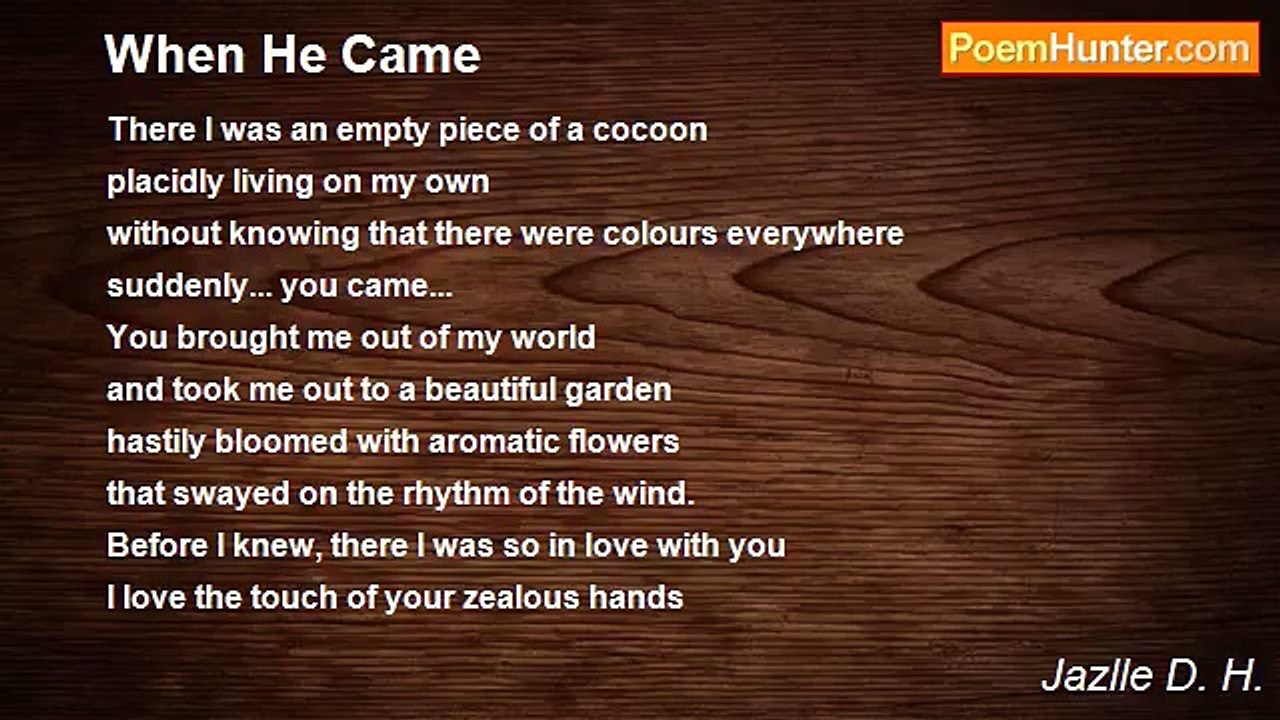 Jazlle D. H. - When He Came
