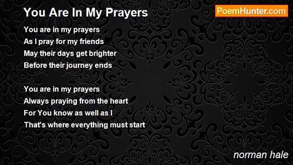 norman hale - You Are In My Prayers
