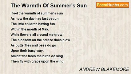 ANDREW BLAKEMORE - The Warmth Of Summer's Sun