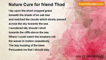 ivor or ivor.e hogg - Nature Cure for friend Thad