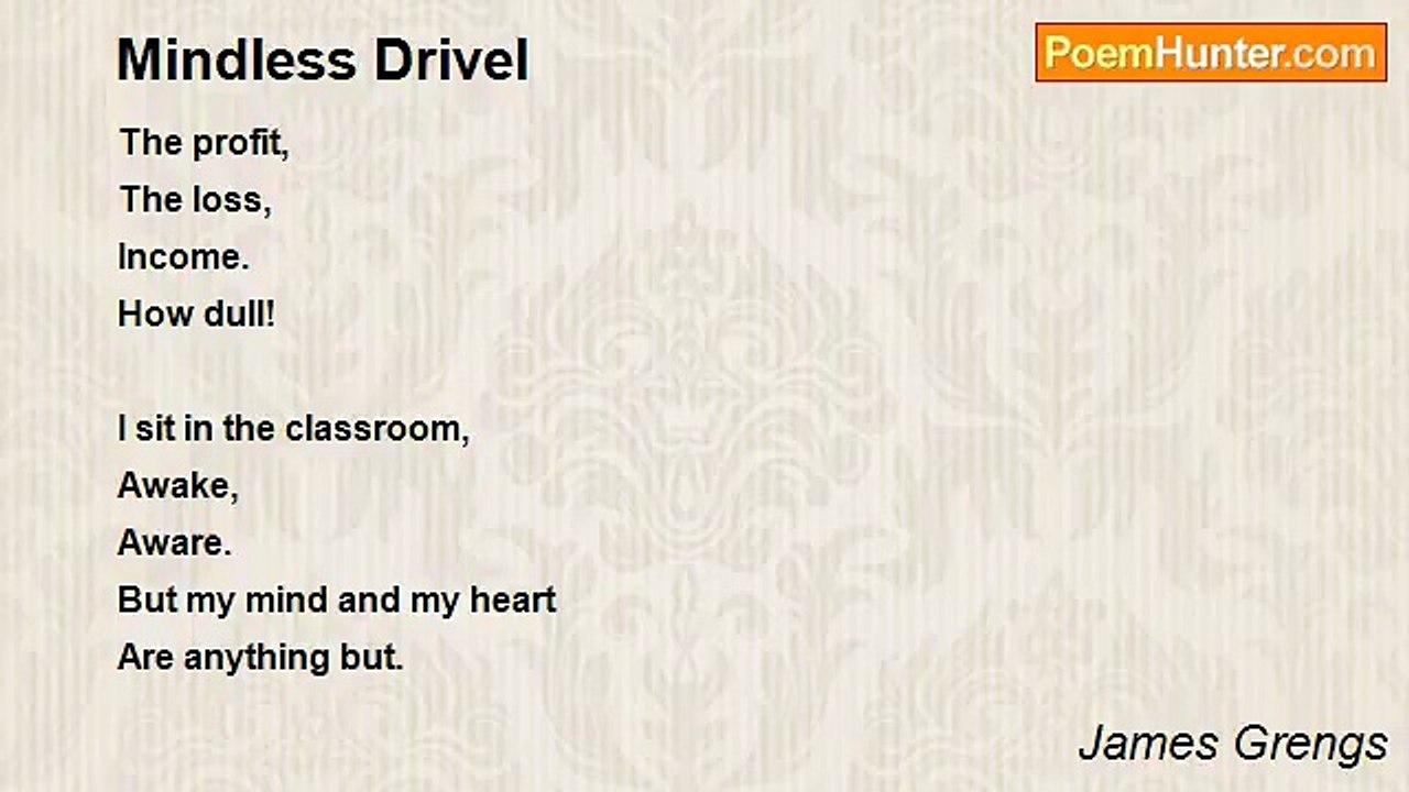 James Grengs - Mindless Drivel