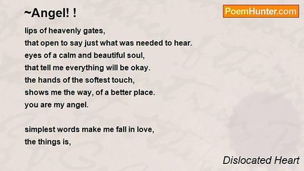 Dislocated Heart 💔 - Angel's Touch of Comfort and Hope