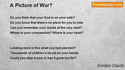 Gordon David - A Picture of War?