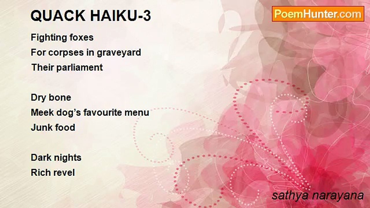 sathya narayana - QUACK HAIKU-3