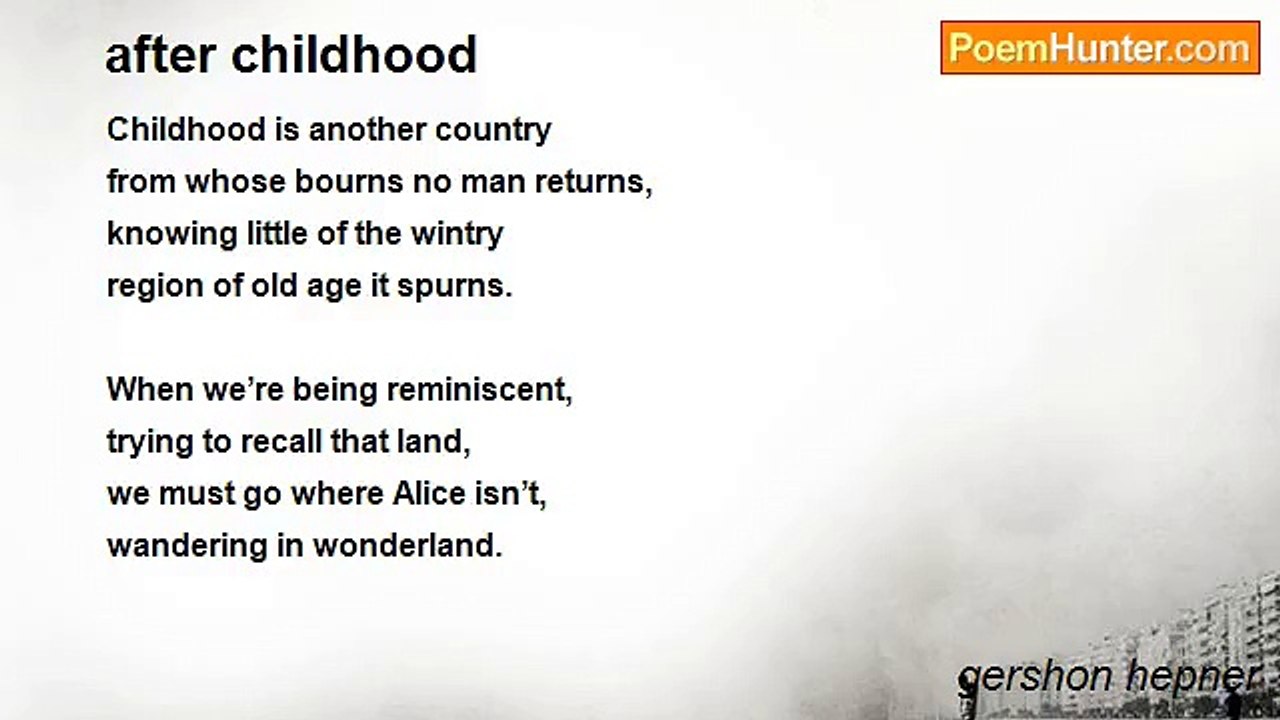 gershon hepner - after childhood