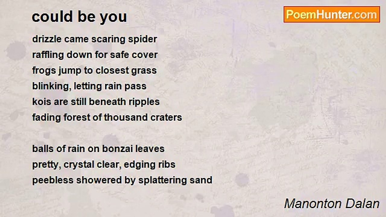 Manonton Dalan - could be you