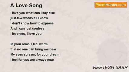 REETESH SABR - A Love Song