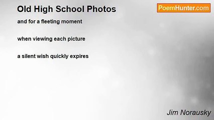 Jim Norausky - Old High School Photos