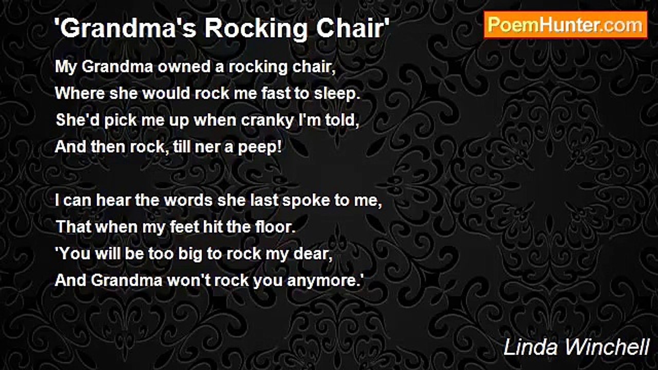 Linda Winchell - 'Grandma's Rocking Chair'