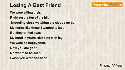 Kezia Nilsen - Losing A Best Friend