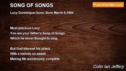 Colin Ian Jeffery - SONG OF SONGS