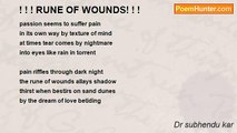 Dr subhendu kar - ! ! ! RUNE OF WOUNDS! ! !