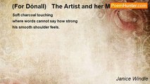 Janice Windle - (For Dónall)   The Artist and her Model