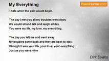 Dirk Evans - My Everything
