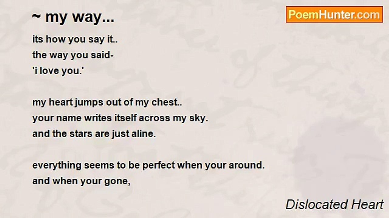 Dislocated Heart - ~ my way...
