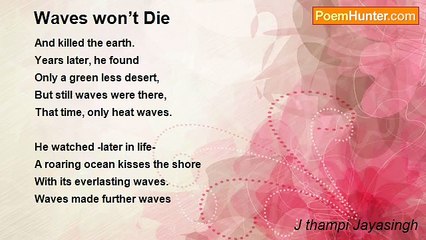 J thampi Jayasingh - Waves won’t Die