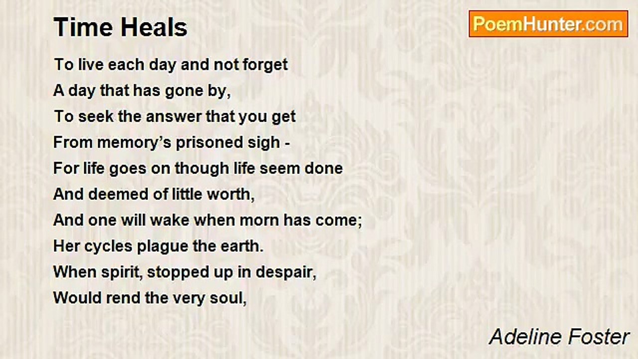 Adeline Foster - Time Heals