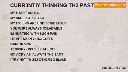 veronica rios - 	  CURR3NTlY THiNKiNG TH3 PAST