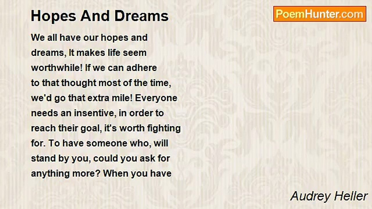 Audrey Heller - Hopes And Dreams