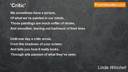 Linda Winchell - 'Critic'