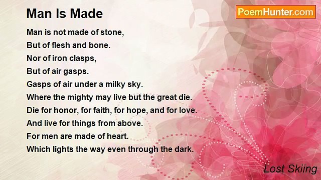 Lost Skiing - Man Is Made