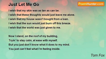 Tom Fox - Just Let Me Go