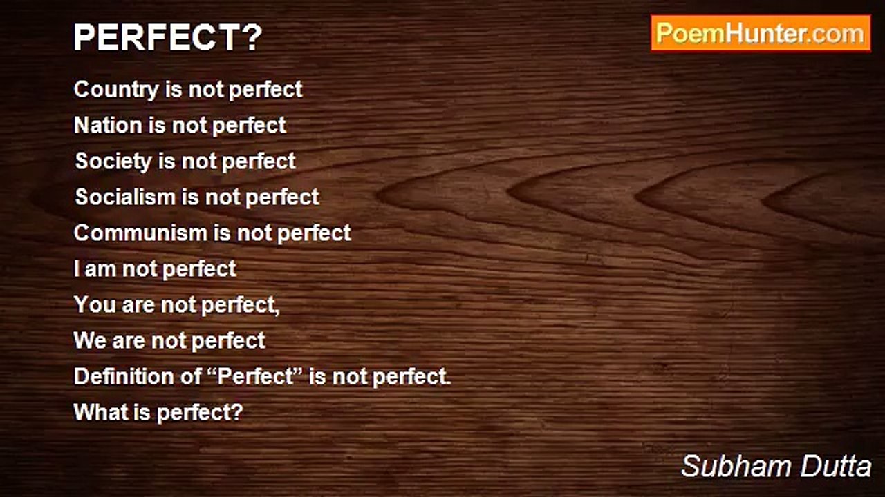 Subham Dutta - PERFECT?