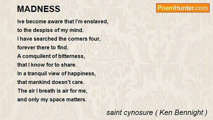 saint cynosure ( Ken Bennight ) - MADNESS