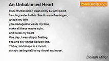 Delilah Miller - An Unbalanced Heart