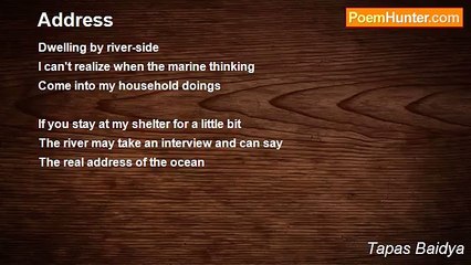 Tapas Baidya - Address