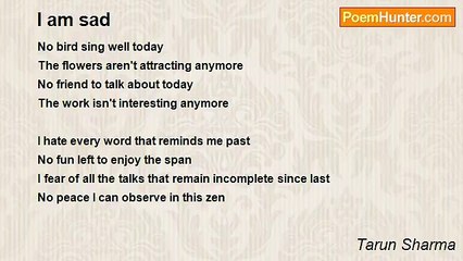 Tarun Sharma - I am sad