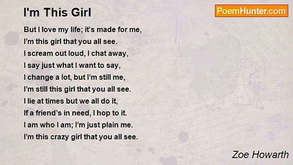 Zoe Howarth - I'm This Girl