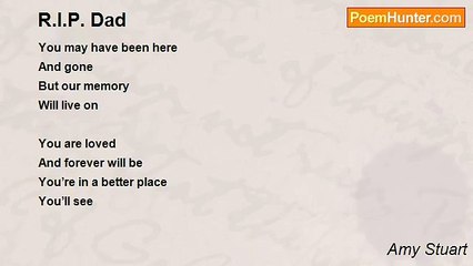 Amy Stuart - R.I.P. Dad