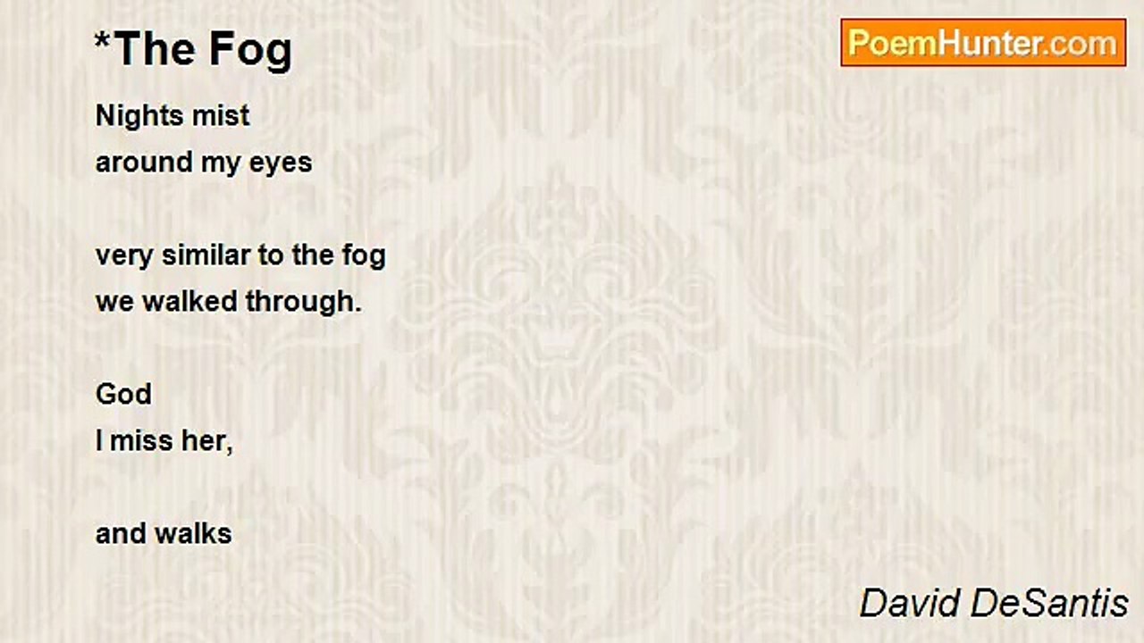 David DeSantis - *The Fog