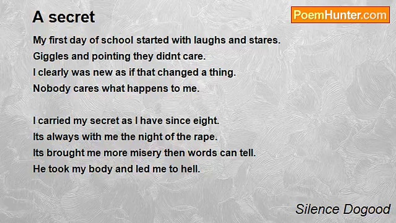 Silence Dogood - A secret