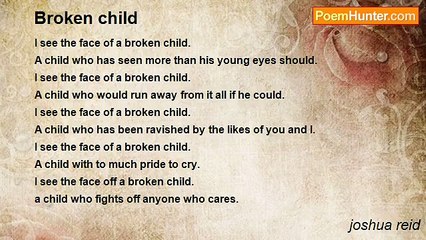 joshua reid - Broken child