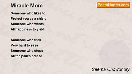 Seema Chowdhury - Miracle Mom