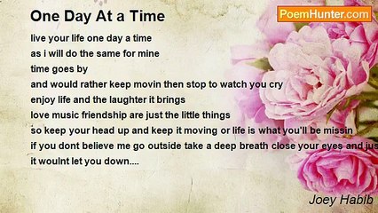 Joey Habib - One Day At a Time