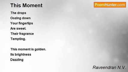 Raveendran N.V. - This Moment