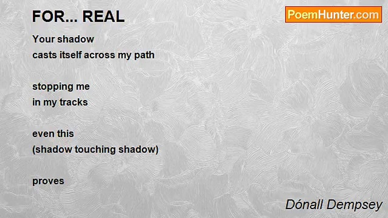 Dónall Dempsey - FOR... REAL