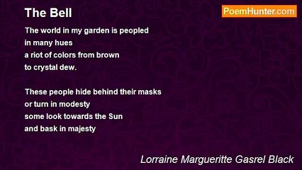 Lorraine Margueritte Gasrel Black - The Bell