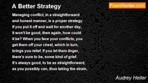 Audrey Heller - A Better Strategy