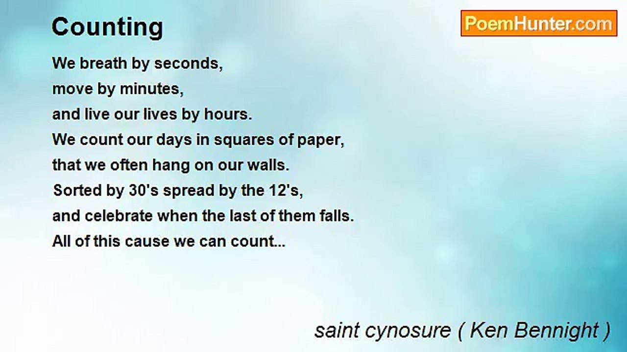 saint cynosure ( Ken Bennight ) - Counting