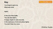 Shikha Gupta - Hey