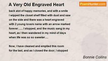 Bonnie Collins - A Very Old Engraved Heart