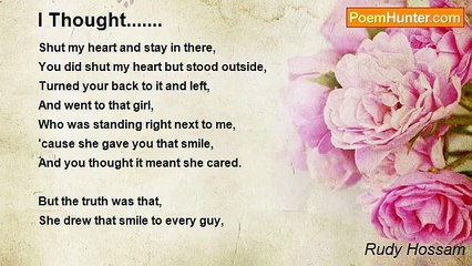 Rudy Hossam - I Thought.......