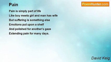 David Keig - Pain