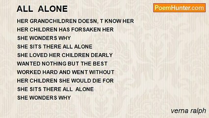 verna ralph - ALL  ALONE