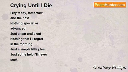 Courtney Phillips - Crying Until I Die