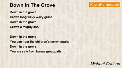 Michael Carlson - Down In The Grove